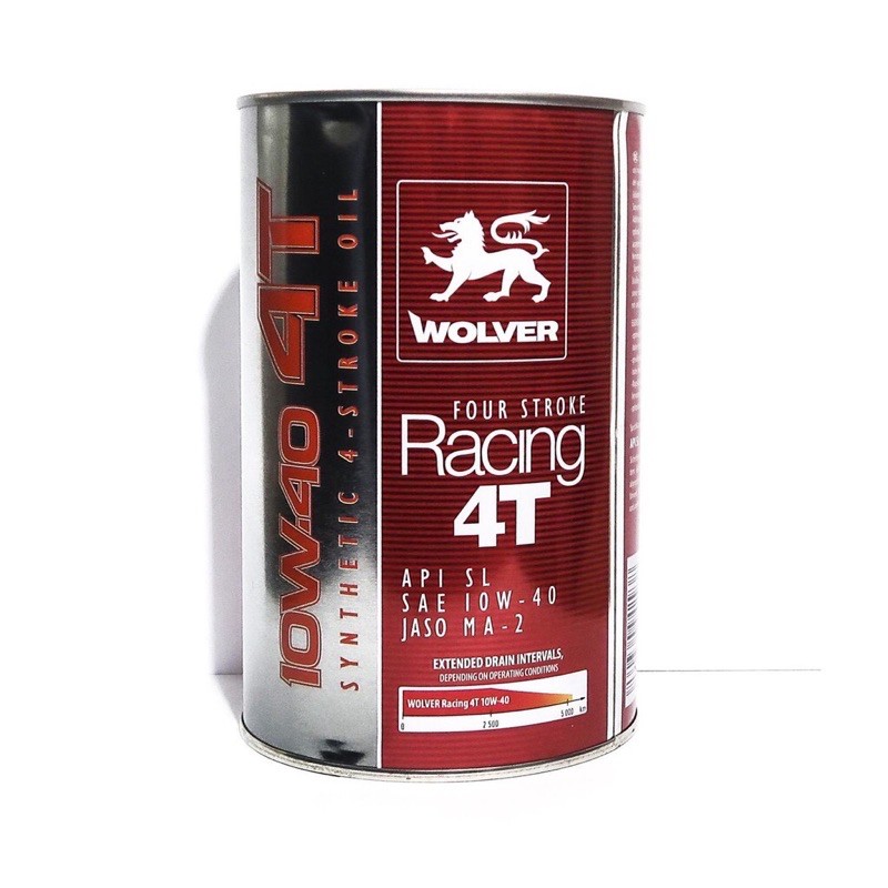 Dầu nhớt WOLVER RACING 4T 10W40  , nhập khẩu sản xuất từ đức Sl MA2