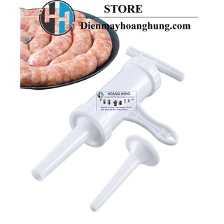 Dụng cụ nhồi xúc xích, lạp xưởng, dồi sụn hàng chuẩn loại 1 với ống nhồi dầy dặn và thanh vặn ren to