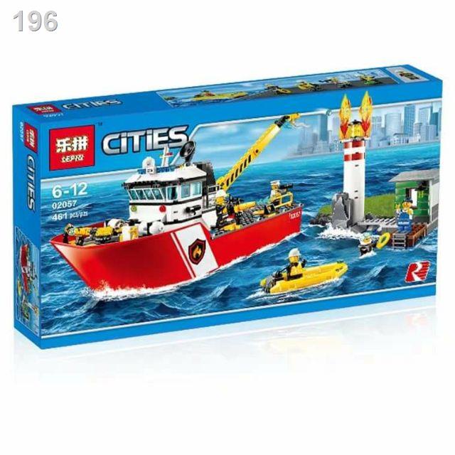 [HOT][CÓ SẴN] Lego City Bela 02057 : Xếp Hình Tàu thuyền cứu hỏa 461 mảnh