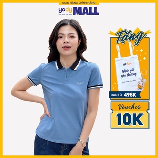 Áo thun polo nữ YODY cổ bẻ chất vải cá sấu cao cấp ngắn tay thoáng khí APN3704