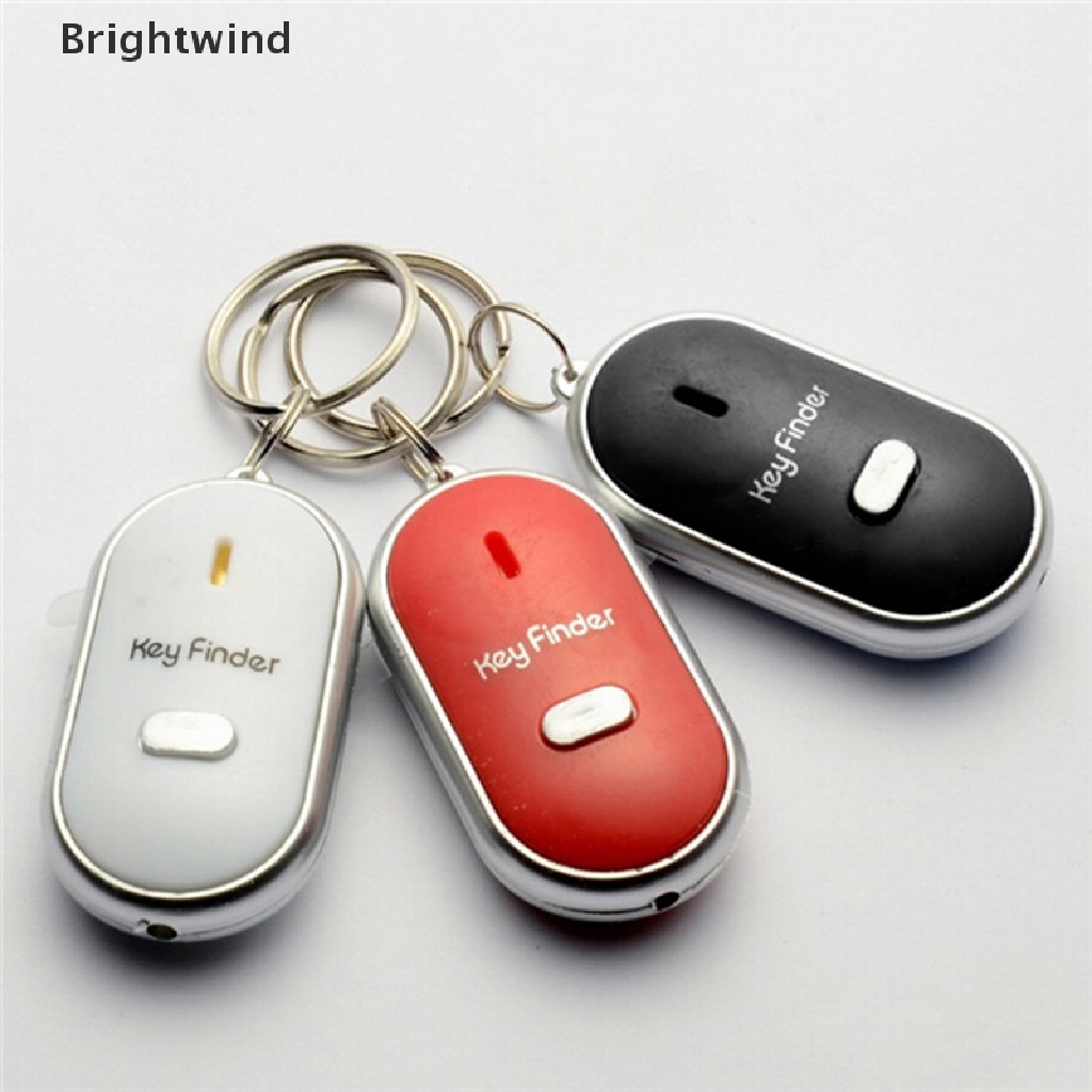[Brightwind] Whistle Key Finder Flashing Beeping Remote Lost Keyfinder Locator Keyring Handy Hot Sell