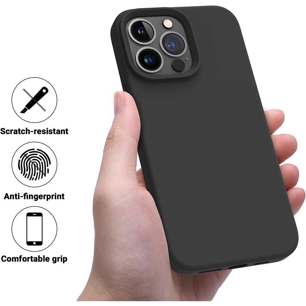 Ốp lưng silicon case Memumi Liquid cho iPhone 14 Pro Max  siêu mỏng 0.3mm - hotphukien phân phối