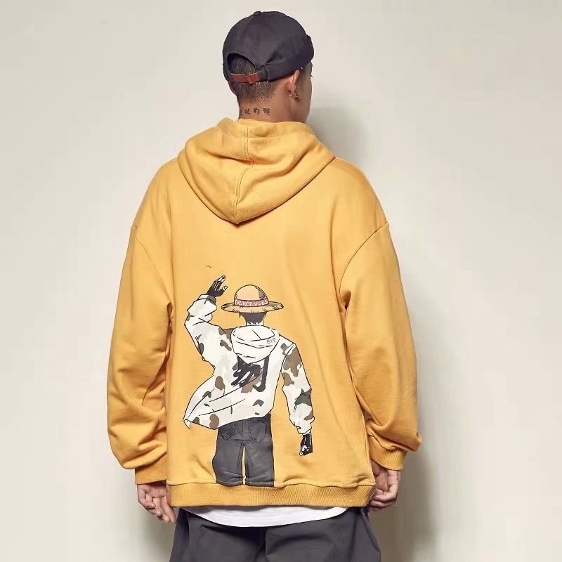 Áo Khoác Hoodie In Họa Tiết Hoạt Hình One Piece Kiểu Nhật Bản Cá Tính | BigBuy360 - bigbuy360.vn