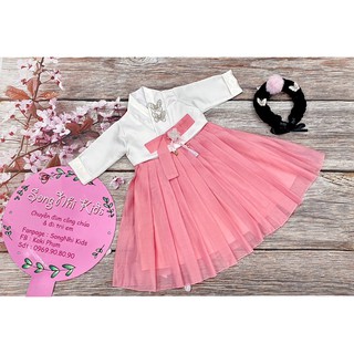 hanbok cho bé hàng cao cấp (kèm mấn )