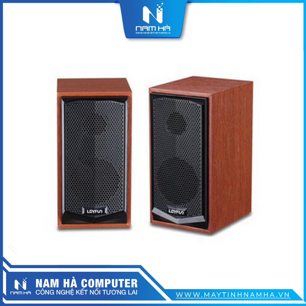 Loa vi tính 2.0 Leerfei D-09 M22 vỏ gỗ chất âm nghe hay