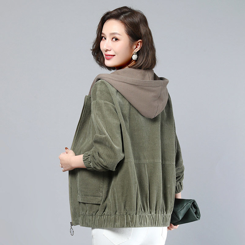 Áo Hoodie Nhung Kẻ Phong Cách Hàn Quốc Thời Trang Dành Cho Nữ | BigBuy360 - bigbuy360.vn