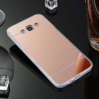 For [ Samsung Galaxy A8 ] Mirror Soft TPU Silicone Back Phone Case