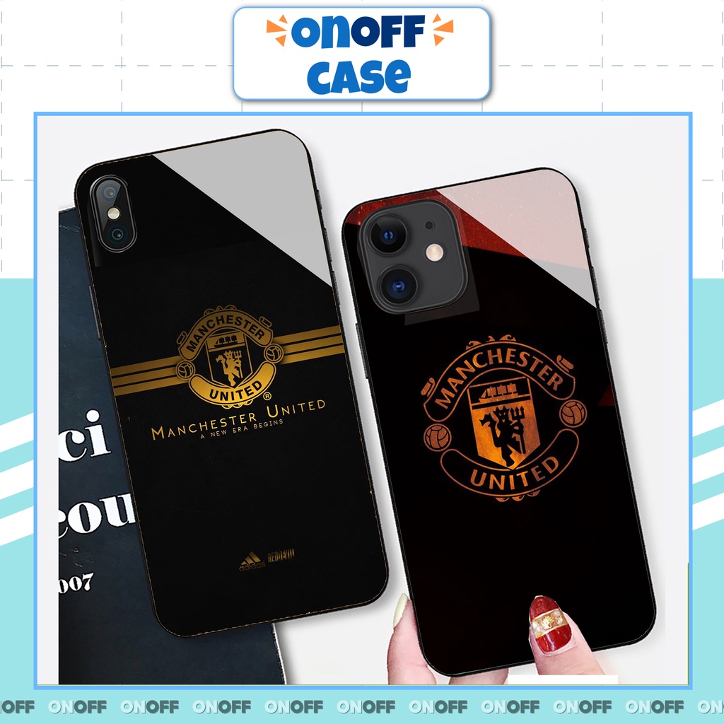Ốp Lưng Iphone Mặt Sau Kính Cường Lực Cao Cấp In Hình Mu ( Manchester united ) Iphone 6/Iphone6s/Iphone6plus/iphoe6splus