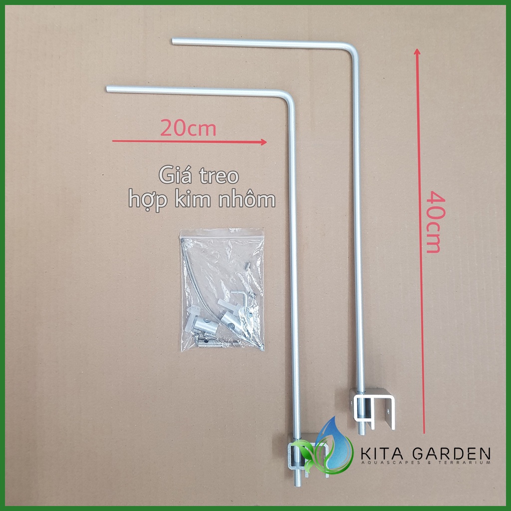 Giá treo đèn hợp kim nhôm, pass kẹp đèn, thanh treo đèn