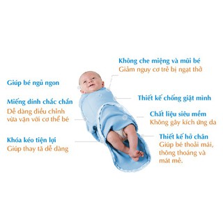 Chăn quấn đơn Summer Infant
