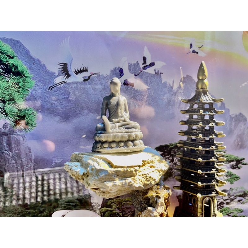 Tượng phật mini cao 5cm trang trí tiểu cảnh, hồ cá, non bộ