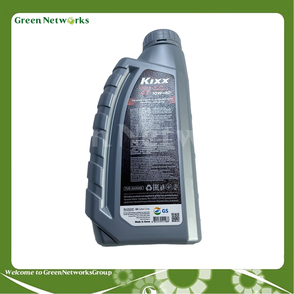 Dầu nhớt Kixx 10W40 MB cho xe tay ga Ultra 4T Nhớt tổng hợp cao cấp 800,1000ml Chính Hãng - GreenNerWorks