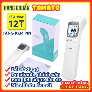Nhiệt kế điện tử hồng ngoại cảm ứng đo trán đa năng CK-T1803 đo nhiệt độ cơ thể, nhà ở, nước tắm, pha sữa thông minh