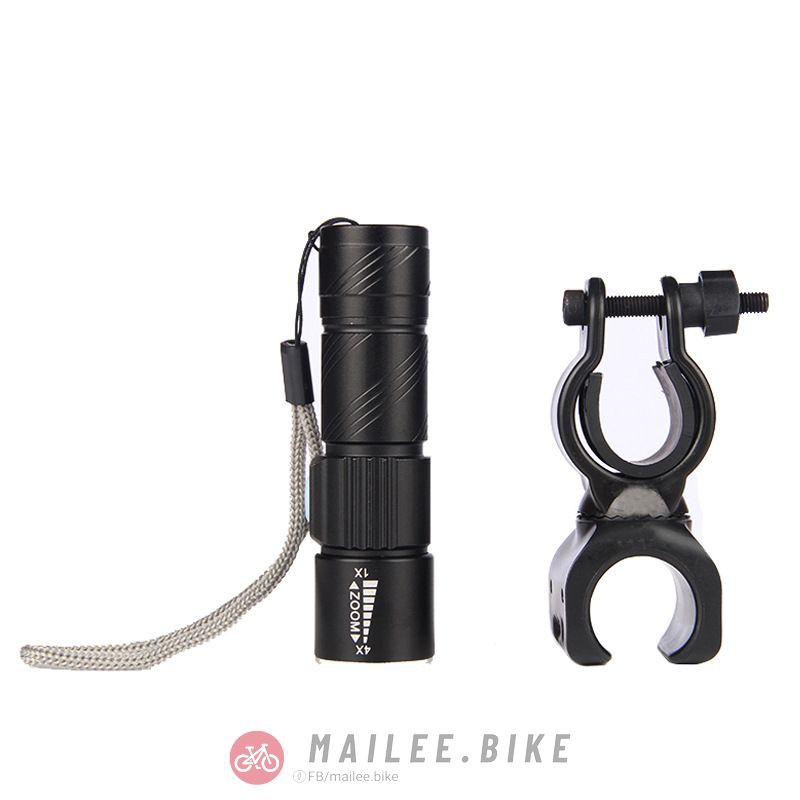 Combo Đèn Pin LED Siêu Sáng Mini Trên Xe Đạp  Đèn Pha Xe Đạp + Đèn LED Cảnh Báo Phía Sau Xe Đạp Giúp An Toàn