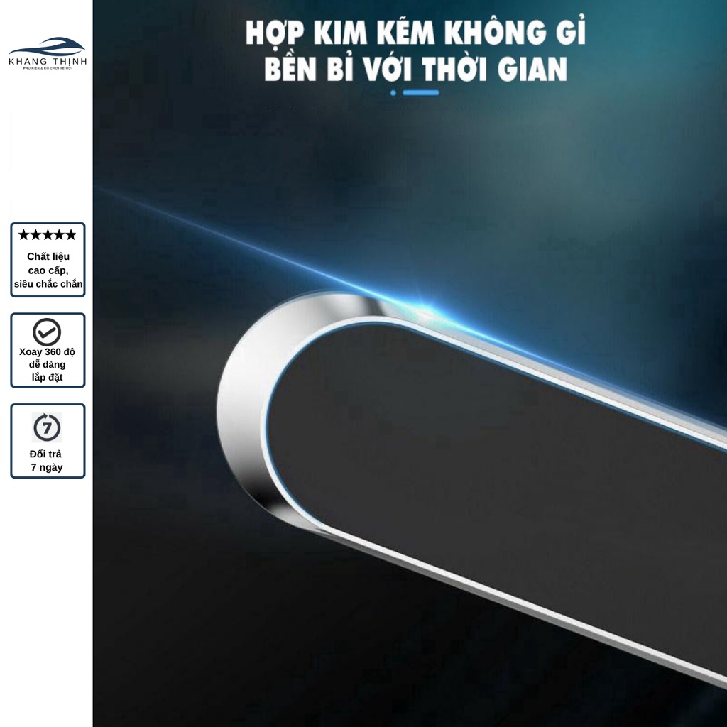 Giá đỡ điện thoại, hit điện thoại trên ô tô, kẹp điện thoại xe hơi, xe máy hit nam châm 360 độ