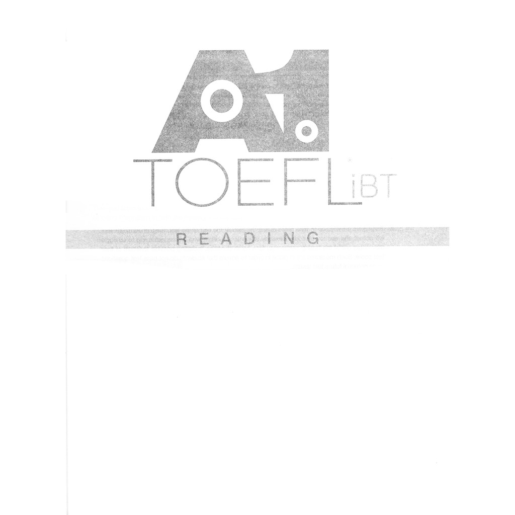 Sách - A1 Toefl iBT - Reading (kèm 1CD)