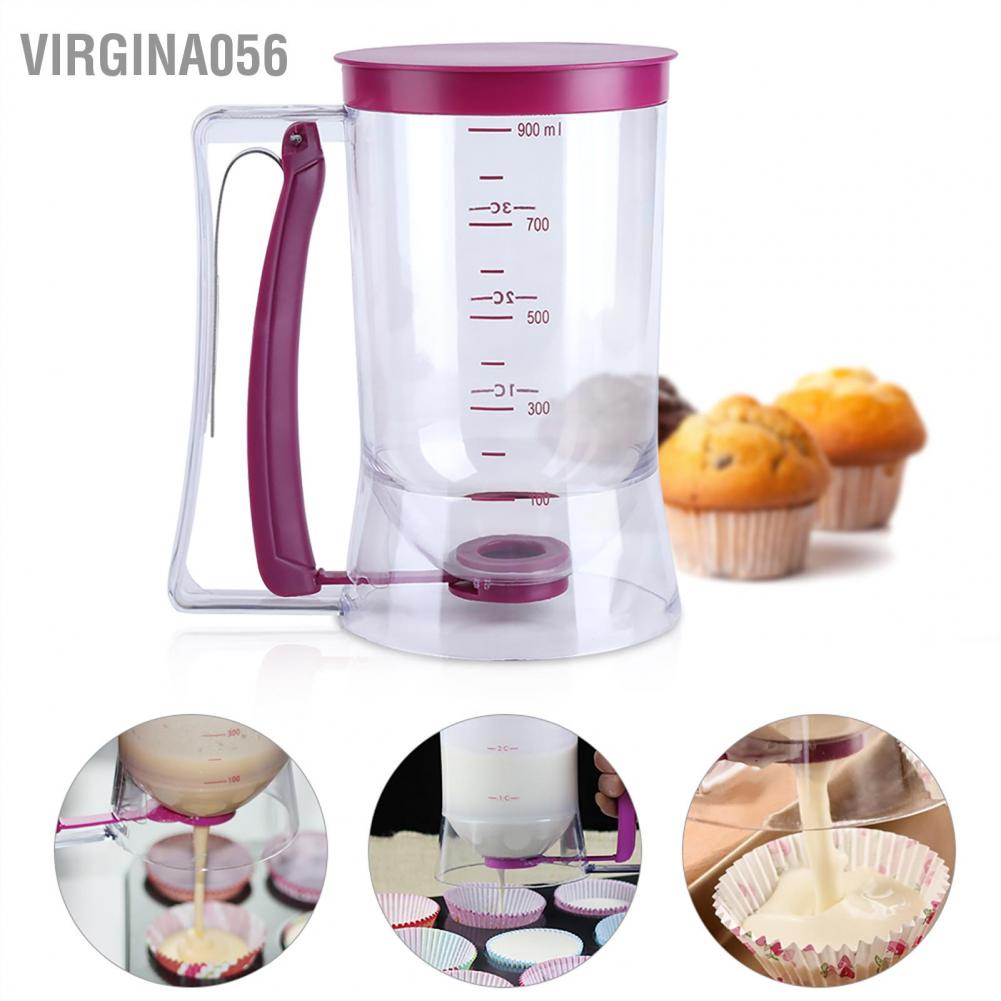 Hàng Hot 900mL Máy phân phối bột thủ công Cupcake Pancake Waffle Đo cốc Dụng cụ làm bánh nhà bếp Hàng giao ngayVirgina056