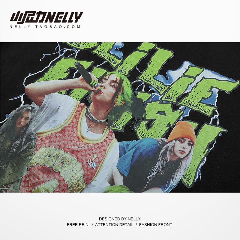 Áo phông Nelly Heybig ngắn tay - Billie Eilish