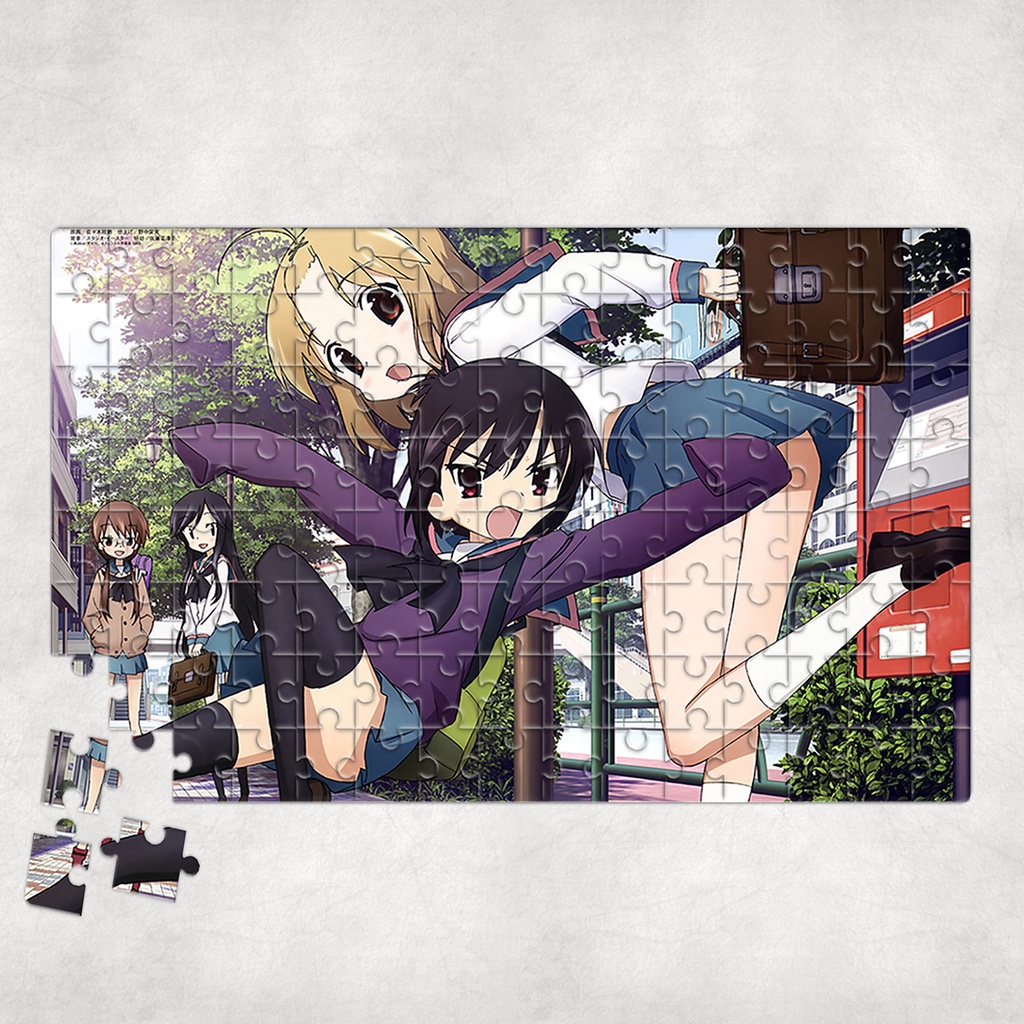 Tranh ghép hình A4, A5 Anime, xếp hình A CHANNEL - Mẫu 1