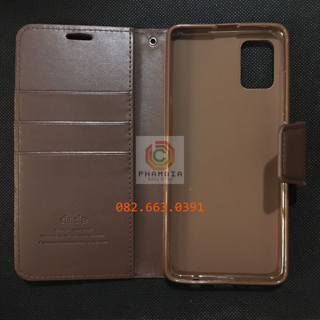 Bao da Samsung A31/ A51/ A71 nắp gập,chống đỡ xem phim, có ngăn đựng thẻ