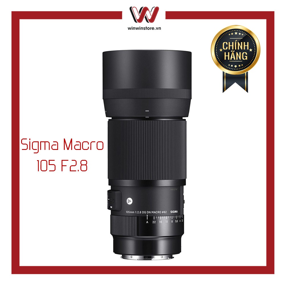 [Mã 154ELSALE2 giảm 7% đơn 300K] Ống kính Sigma 105mm F2.8 DG DN Macro cho Sony E