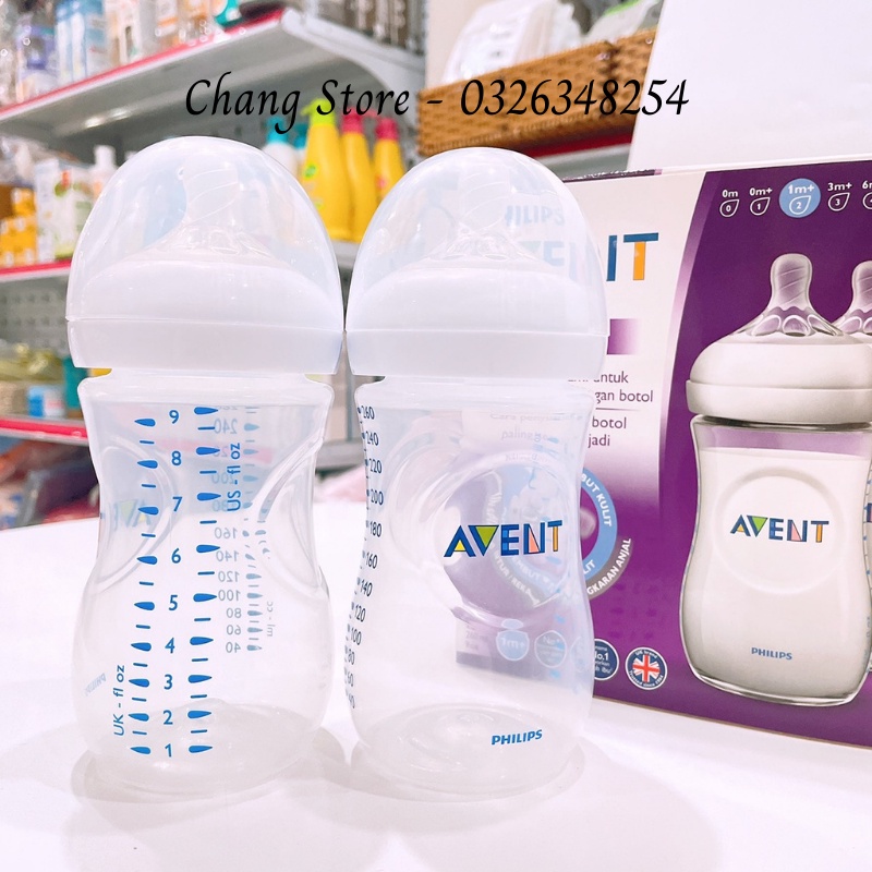 [CHÍNH HÃNG] Set 6 in 1, 4 Bình Philips Avent 125ml, 260ml Dùng Cho Bé Từ 0M+