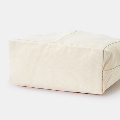 MUJI TÚI TOTE COTTON (NGANG) TRẮNG THÔ