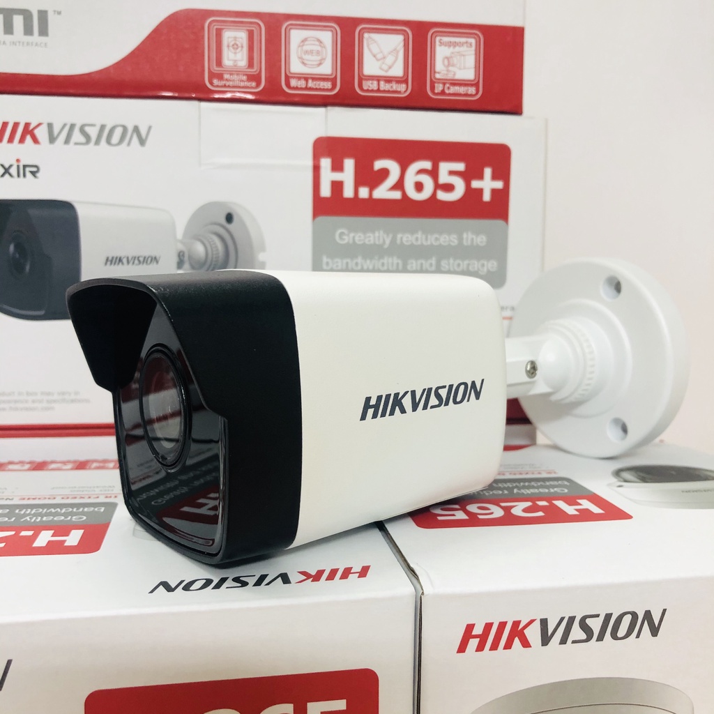 Camera IP HIKVISION có poe 4.0MP/2K [ TÍC HỢP MIC ] DS-2CD1043G0-IUF - Hàng Chính Hãng