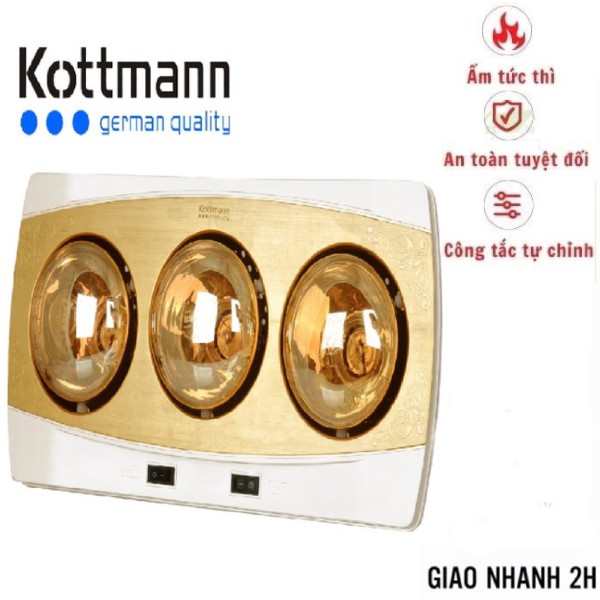Đèn Sưởi Nhà Tắm - Đèn Sưởi Nhà Tắm Công Nghệ Đức, Chống Chói, Chống Bỏng - BẢO HÀNH 12 THÁNG 1 ĐỔI 1
