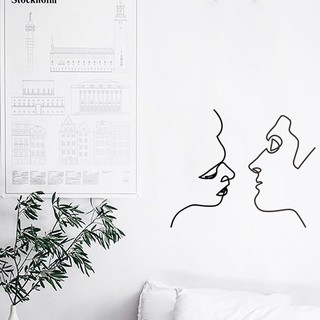STICKER DÁN TƯỜNG "COUPLE HÔN NHAU" CHO NHỮNG AI ĐANG YÊU