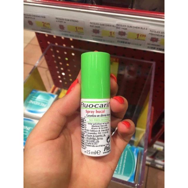 Xịt thơm miệng Fluocaril (hàng Pháp)