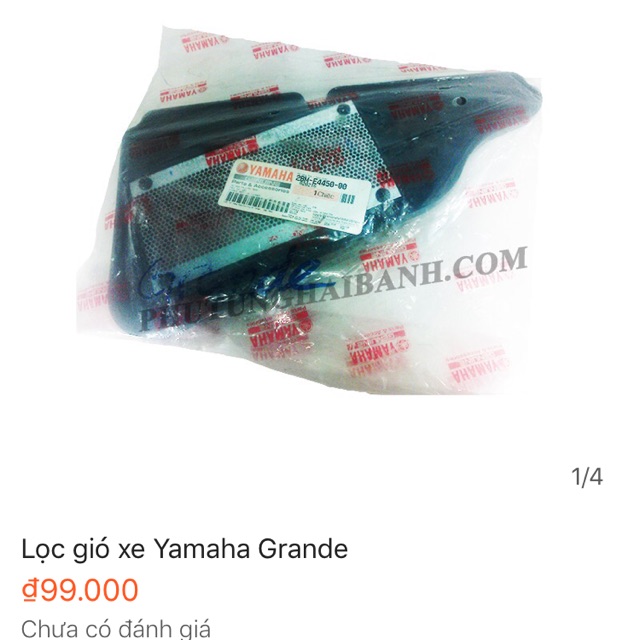 Lọc gió yamaha Grande chính hãng / tấm lọc khí yamaha