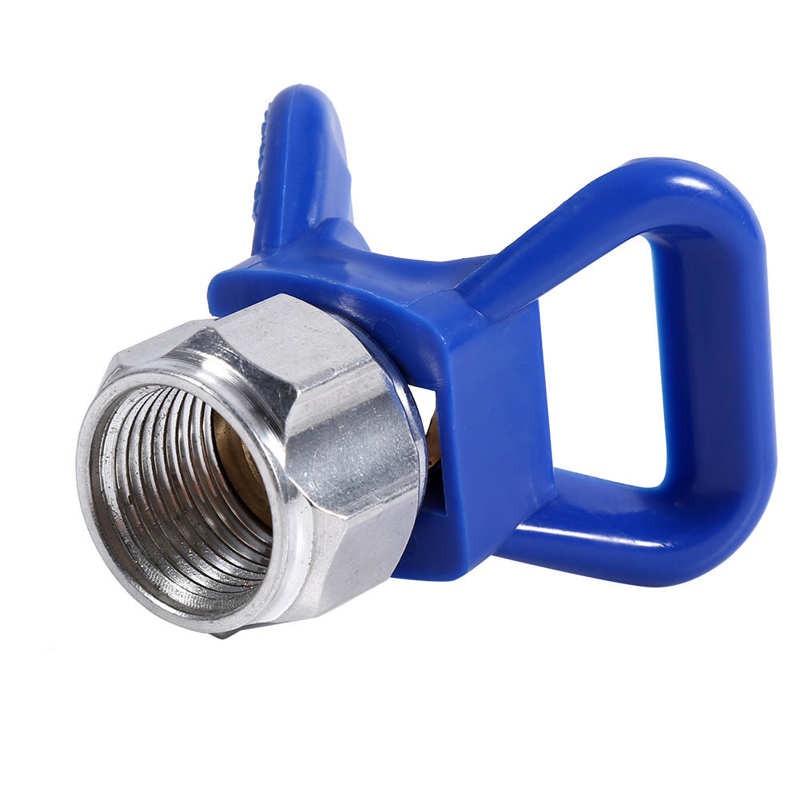 【Shop Recommendation】Airless Paint Spray Sprayer Gun Tip Guard Nozzle Seat Replacement Universal Tool Blue New