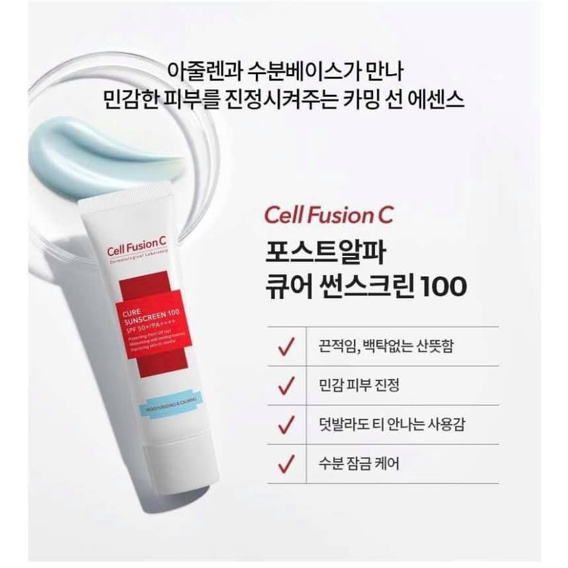 KEM CHỐNG NẮNG CELL FUSION C CURE SUNSCREEN 100 SPF50+/PA++++