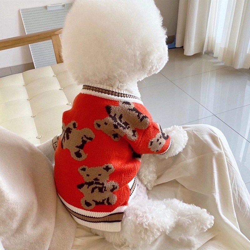 Áo Len Đan Cho Thú Cưng Chó Poodle