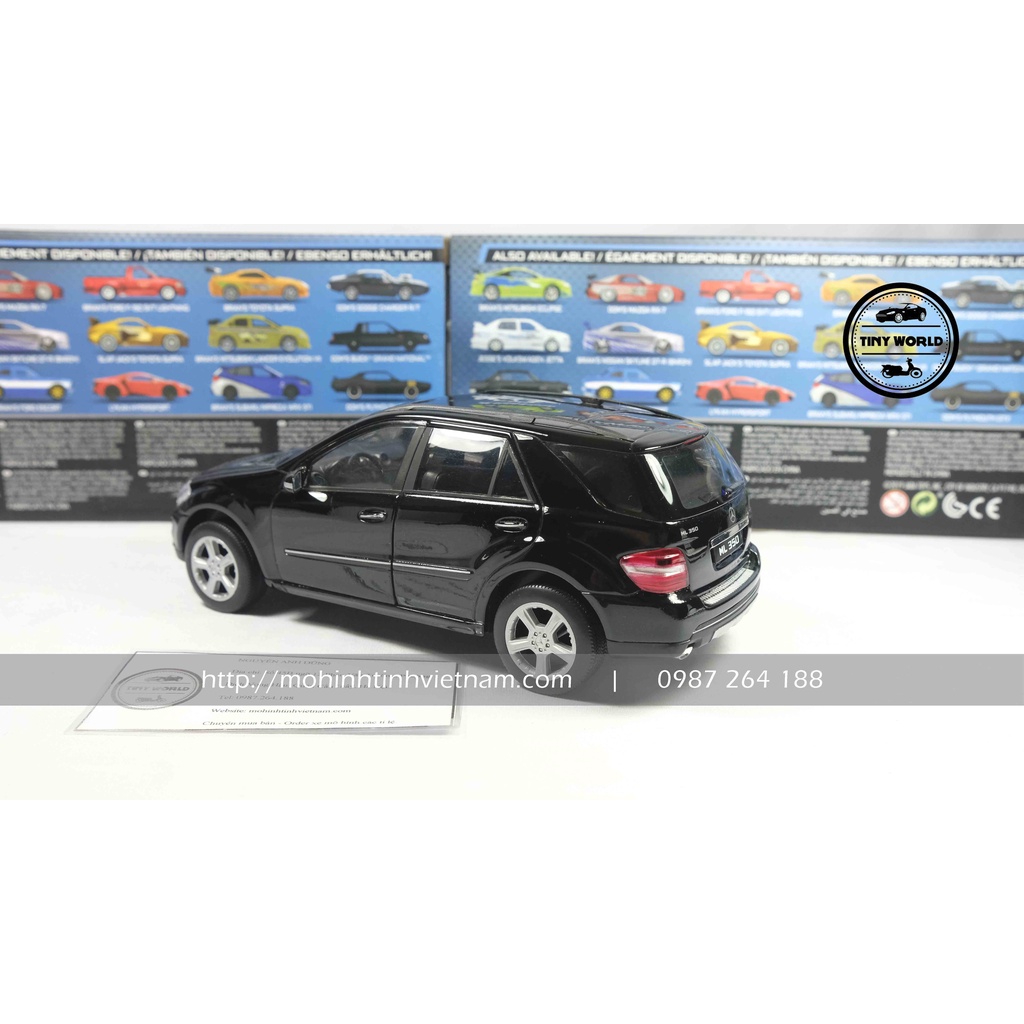 MÔ HÌNH Ô TÔ MERCEDES-BENZ ML350 2006  1:24 WELLY