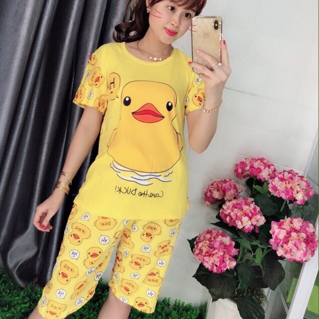 Đồ bộ mặc nhà hình thú dể thương