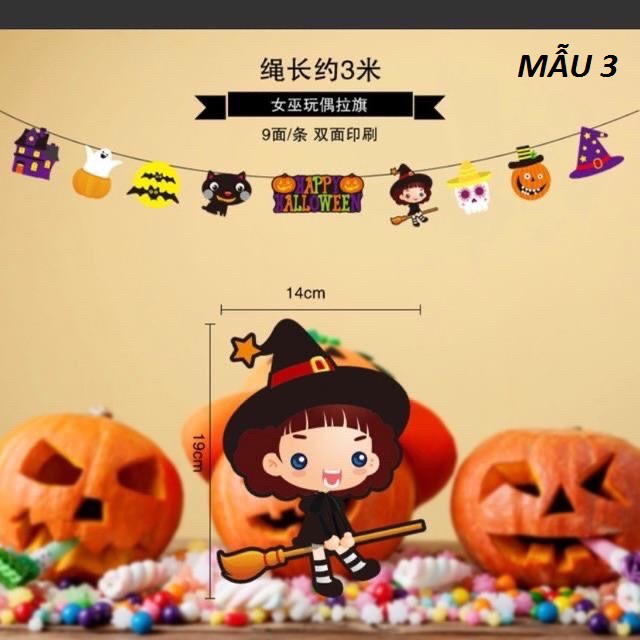 Dây Treo Trang Trí Halloween Dài 3m