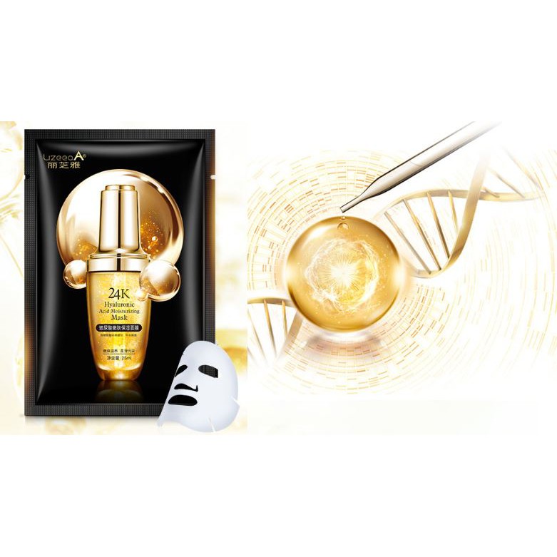 Mặt nạ trẻ hóa làn da Hyaluronic Acid 24K LizeeaA | BigBuy360 - bigbuy360.vn