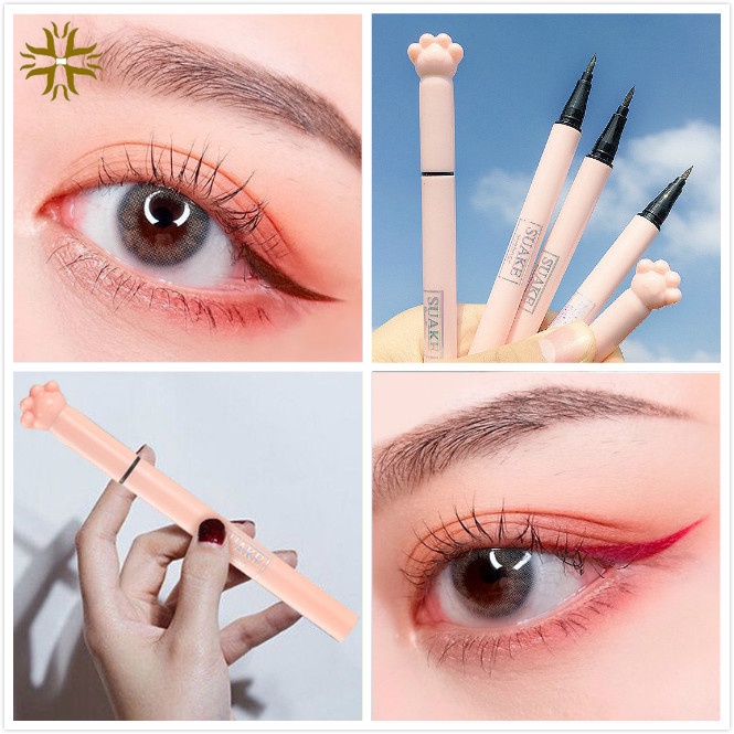Bút kẻ mắt SUAKE dạng lỏng màu đen lâu trôi chống thấm nước không nhòe JP3