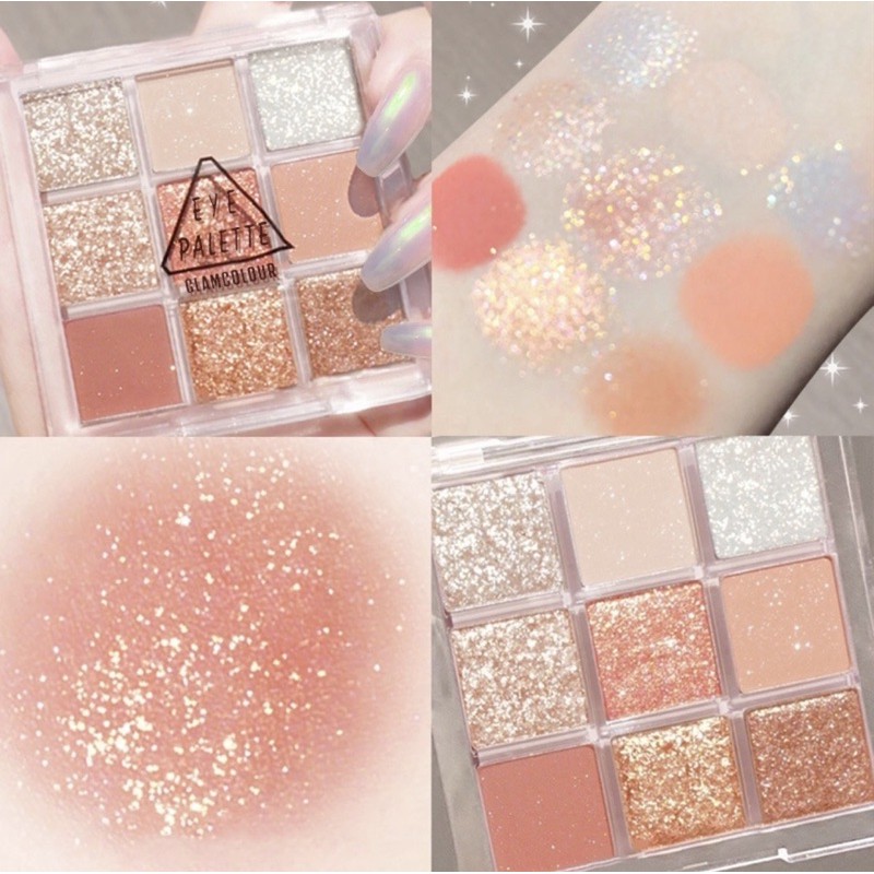 Bảng phấn mắt Glamcolour 9 ô | BigBuy360 - bigbuy360.vn