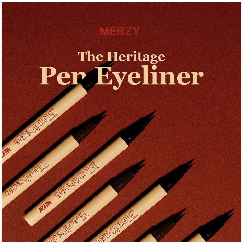 [Perfect Fixing] Bút kẻ mắt siêu mảnh, chống lem, lâu trôi Merzy Another Me The First Pen Eyeliner 0,5g