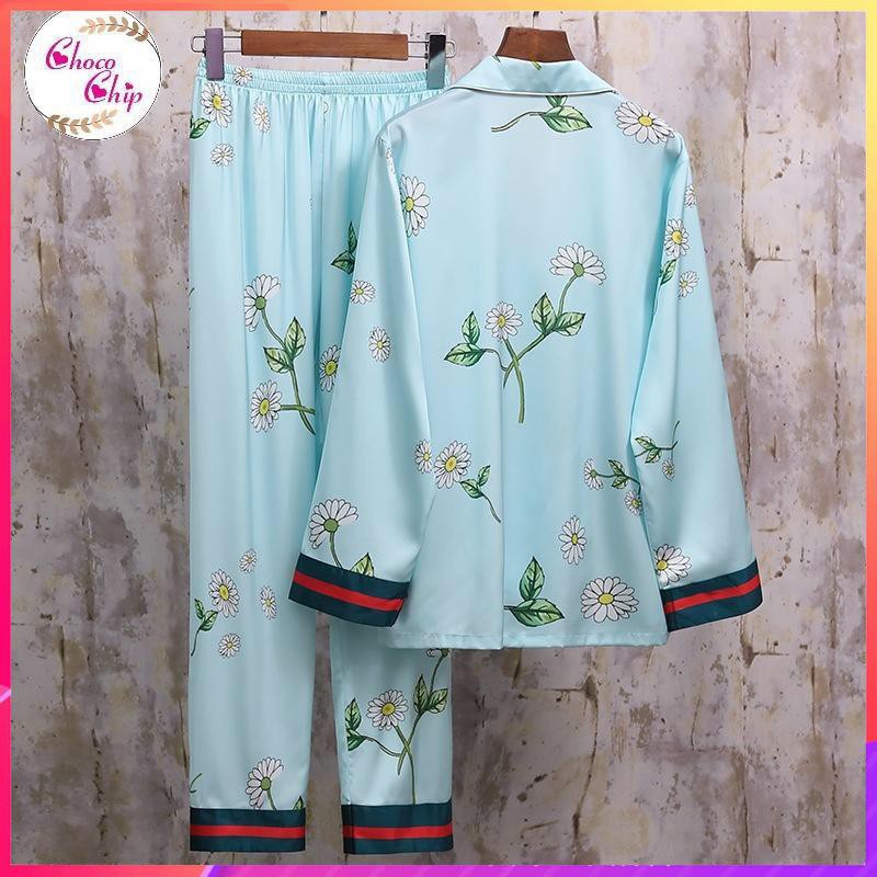 [FreeShip – Xả kho] Pijama Lụa Cao Cấp|Đồ Ngủ Đẹp mặc thoải mái MÃ PI 2753 - Chocochip Shop