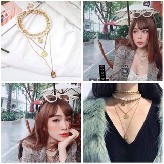 VÒNG CỔ CHOKER 4 TẦNG