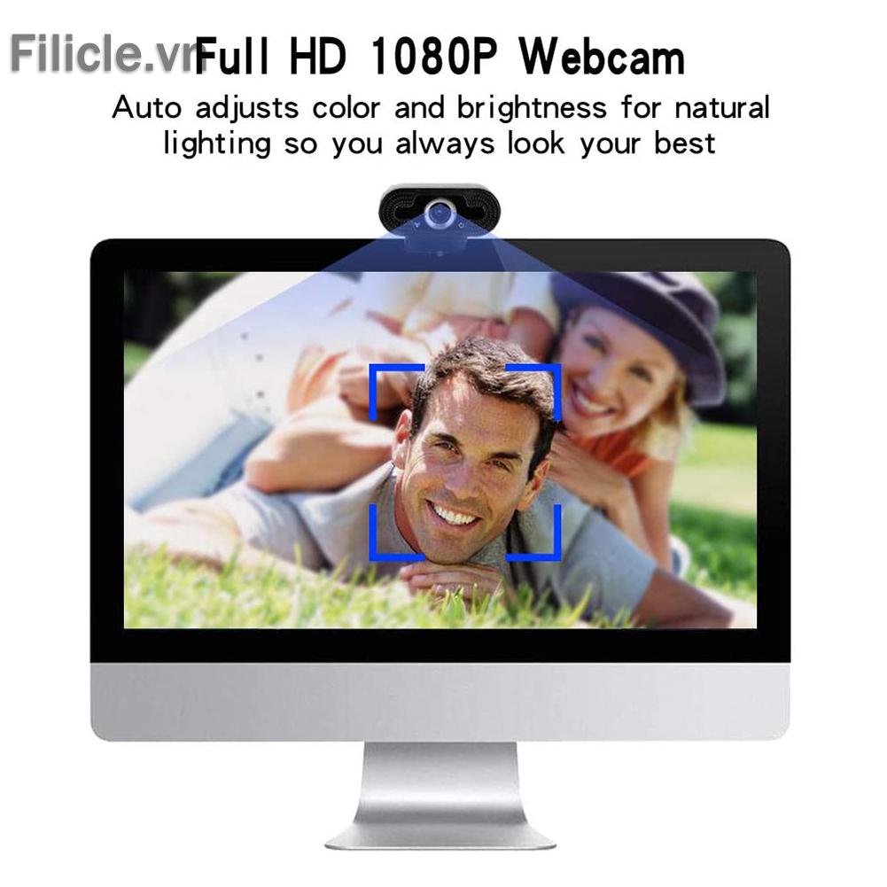 Webcam FILICLE 2MP 1080P Full HD 30fps tích hợp mic | BigBuy360 - bigbuy360.vn