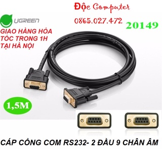 Cáp rs232 dài 1,5m com to com 9 chân âm ugreen 20149 - hàng chính hãng