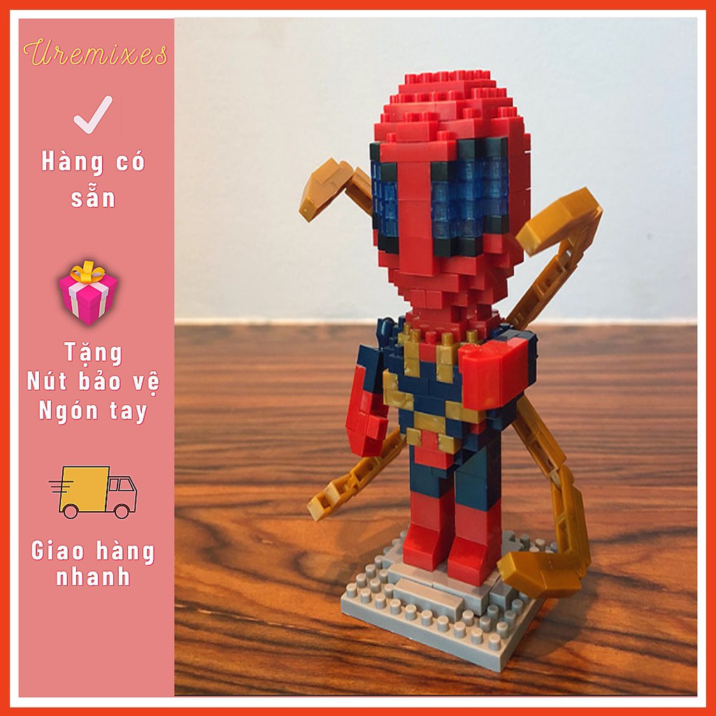 Bộ Mô Hình Lắp Ráp 3D Cho Bé Hình Người Nhện Đột Biến