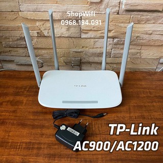 Bộ phát wifi TPLINK 4 râu XUYÊN TƯỜNG, băng tần kép, AC900/1200 cực khỏe, đã qua sử dụng