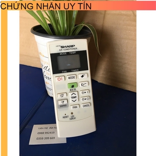 Điều khiển điều hòa Sharp,Remote điều hòa Sharp hình lá cây