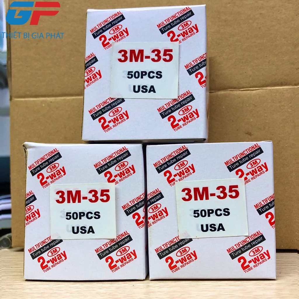 Miếng Vá Săm Lốp 3M Siêu Bền Kích Thước 35MM, Chuyên Dụng Cho Xe Máy, Xe Đạp, Xe ô tô Uy Tín Thương Hiệu